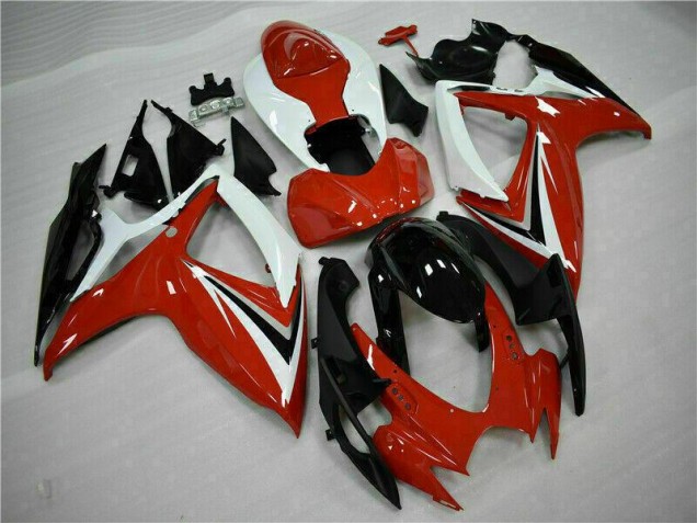 Suzuki GSXR 600 / 750 K6 2006-2007 - Rojo Blanco Suzuki GSXR 600 / 750 K6 2006-2007 - Rojo Blanco