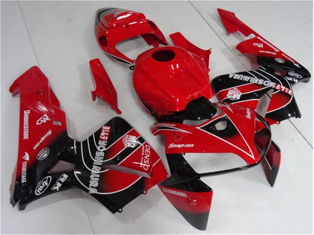Honda CBR 600 RR 2005-2006 - Rojo Negro Honda CBR 600 RR 2005-2006 - Rojo Negro