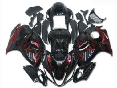 Suzuki GSXR 1300 Hayabusa 2008-2019 - Negro Rojo