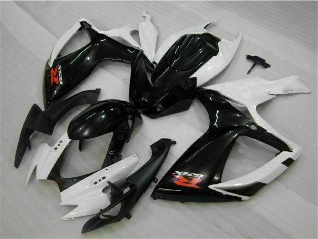 Suzuki GSXR 600 / 750 K6 2006-2007 - Blanco Negro Suzuki GSXR 600 / 750 K6 2006-2007 - Blanco Negro