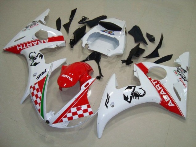 Yamaha R6 2003-2005 - Rojo Blanco Yamaha R6 2003-2005 - Rojo Blanco