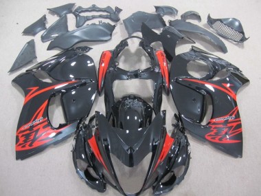 Suzuki GSXR 1300 Hayabusa 2008-2019 - Negro Rojo