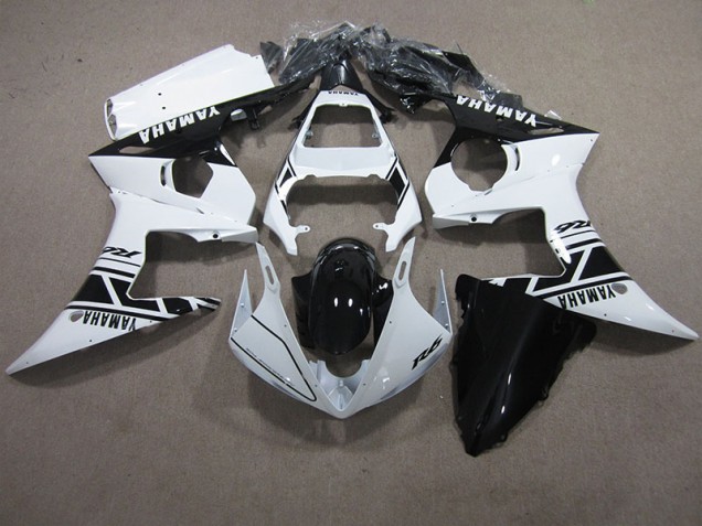 Yamaha R6 2003-2005 - Blanco Negro Yamaha R6 2003-2005 - Blanco Negro