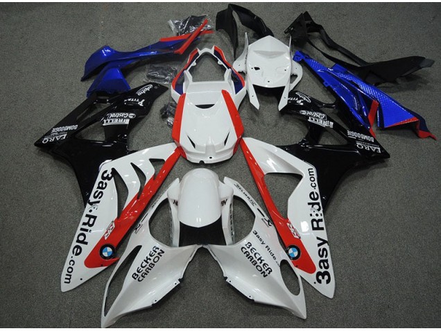 BMW S1000RR 2009-2014 - Blanco Azul Rojo BMW S1000RR 2009-2014 - Blanco Azul Rojo