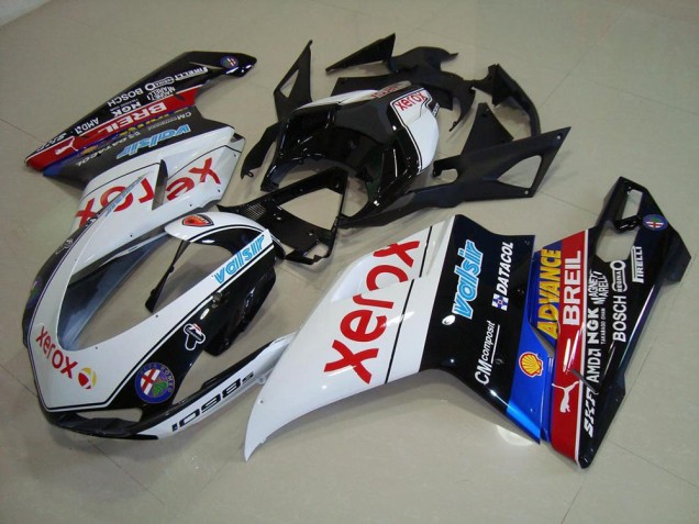 Ducati 848 1098 1198 2007-2014 - Negro Xerox