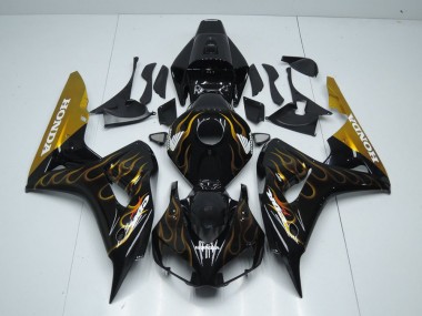 Honda CBR 1000 RR 2006-2007 - Negro Oro Llama