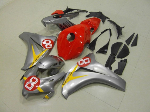 Honda CBR 1000 RR 2008-2011 - Plata Rojo 8 Honda CBR 1000 RR 2008-2011 - Plata Rojo 8