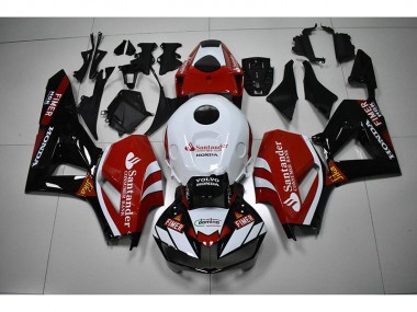 Honda CBR 1000 RR 2012-2016 - Negro Blanco Rojo Santander