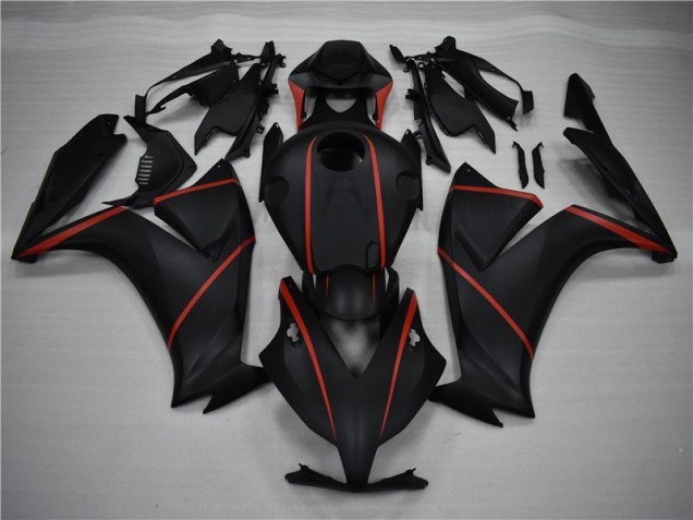Honda CBR 1000 RR 2012-2016 - Negro Mate Rojo