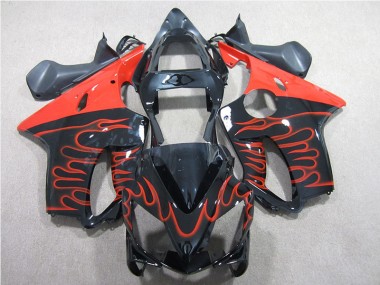 Honda CBR 600 F4i 2001-2003 - Negro Rojo Llama
