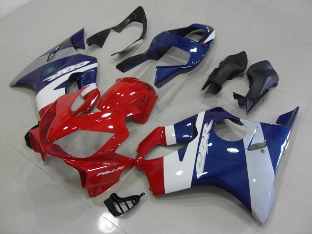 Honda CBR 600 F4i 2001-2003 - Rojo Azul Plata Honda CBR 600 F4i 2001-2003 - Rojo Azul Plata