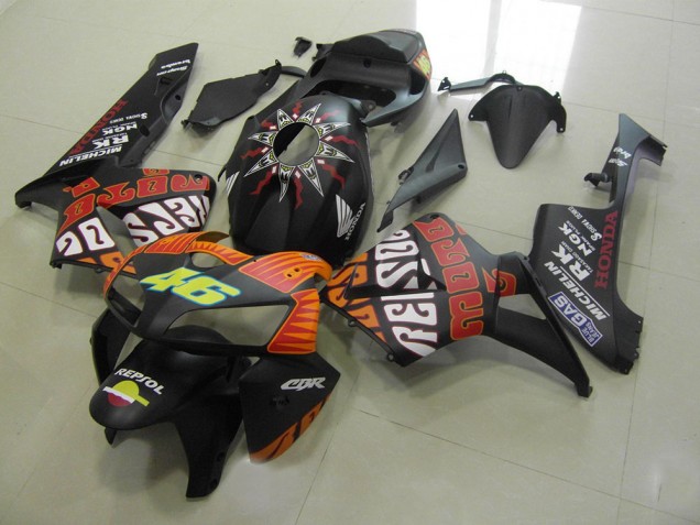 Honda CBR 600 RR 2005-2006 - Rossi Negro Mate Honda CBR 600 RR 2005-2006 - Rossi Negro Mate