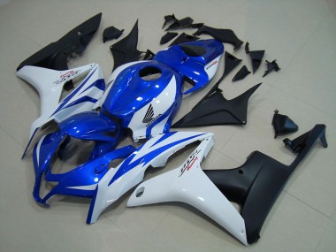 Honda CBR 600 RR 2007-2008 - Azul Blanco Negro Mate