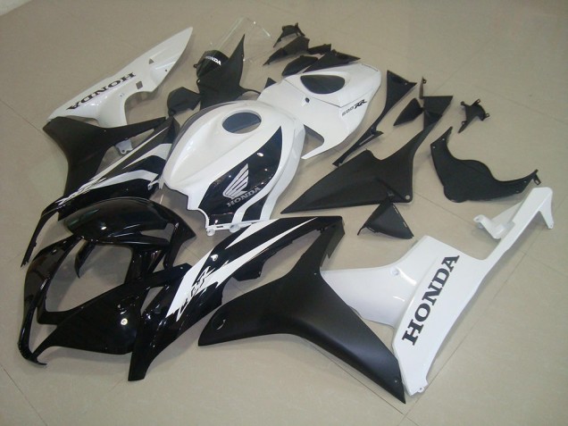 Honda CBR 600 RR 2007-2008 - Negro Mate Blanco Honda CBR 600 RR 2007-2008 - Negro Mate Blanco