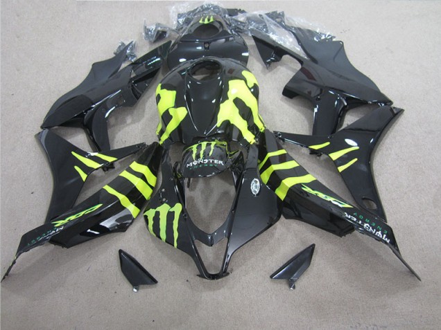 Honda CBR 600 RR 2007-2008 - Negro Verde Monster Honda CBR 600 RR 2007-2008 - Negro Verde Monster