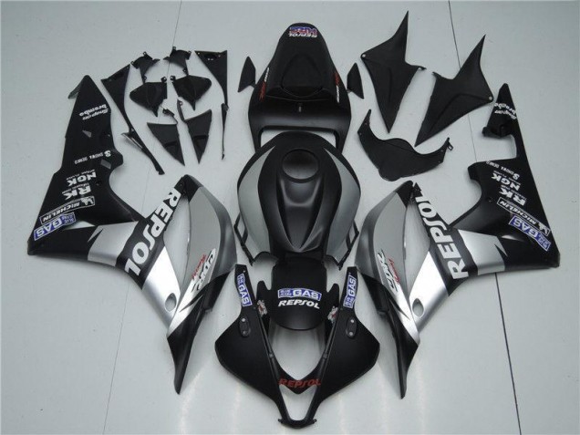 Honda CBR 600 RR 2007-2008 - Plata Repsol Negro Honda CBR 600 RR 2007-2008 - Plata Repsol Negro
