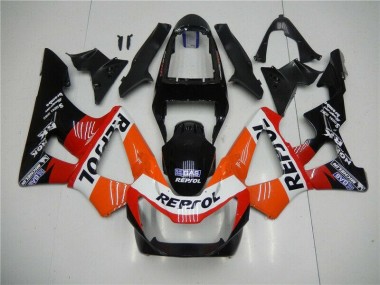 Honda CBR 900 RR 929RR 2000-2001 - Naranja Rojo Negro Repsol