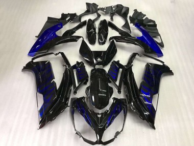 Kawasaki EX650 2012-2016 - Llama azul negra