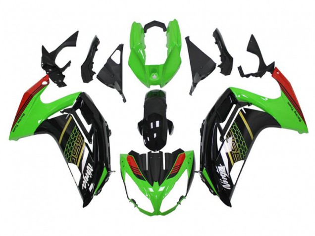 Kawasaki EX650 2012-2016 - Verde Negro Kawasaki EX650 2012-2016 - Verde Negro