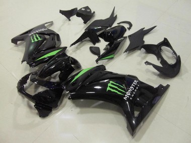 Kawasaki ZX 250R 2008-2012 - Negro Verde Monster Energy