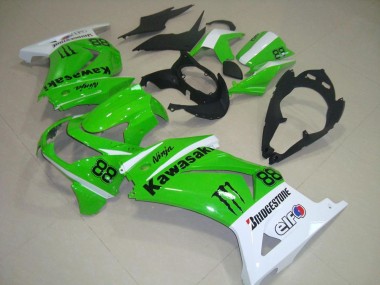 Kawasaki ZX 250R 2008-2012 - Verde & Blanco