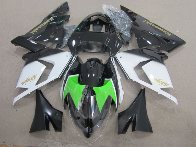 Kawasaki ZX10R 2003-2005 - Negro Blanco Oro Ninja Kawasaki ZX10R 2003-2005 - Negro Blanco Oro Ninja