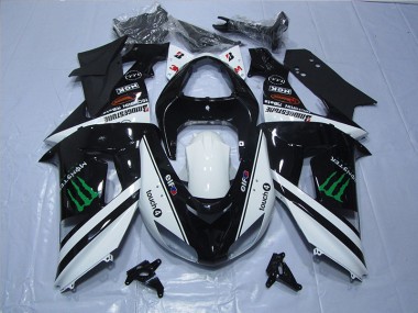 Kawasaki ZX10R 2006-2007 - Negro Blanco Touch4 Monster