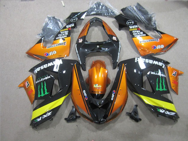 Kawasaki ZX10R 2006-2007 - Negro Naranja Monster Kawasaki ZX10R 2006-2007 - Negro Naranja Monster