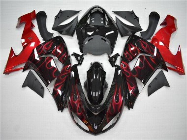 Kawasaki ZX10R 2006-2007 - Rojo Llama