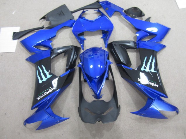 Kawasaki ZX10R 2008-2010 - Negro Azul Monster Kawasaki ZX10R 2008-2010 - Negro Azul Monster