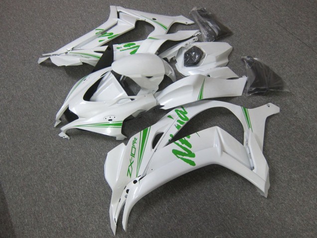 Kawasaki ZX10R 2016-2019 - Blanco Verde Kawasaki ZX10R 2016-2019 - Blanco Verde