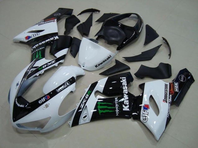 Kawasaki ZX6R 2005-2006 - Blanco Monster Kawasaki ZX6R 2005-2006 - Blanco Monster