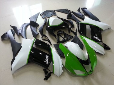 Kawasaki ZX6R 2007-2008 - Verde Negro Blanco