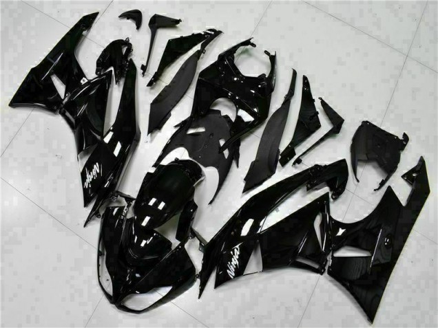 Kawasaki ZX6R 2009-2012 - Negro Blanco Ninja Kawasaki ZX6R 2009-2012 - Negro Blanco Ninja