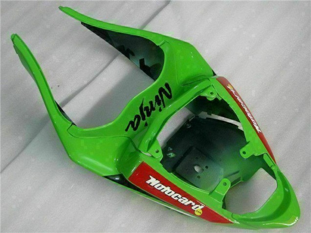 Kawasaki ZX6R 2009-2012 - Negro Rojo Verde Motocard Kawasaki ZX6R 2009-2012 - Negro Rojo Verde Motocard