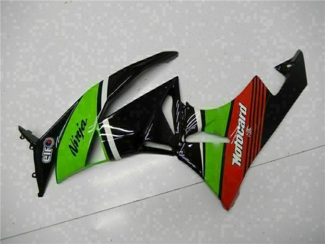 Kawasaki ZX6R 2009-2012 - Verde Negro Rojo Kawasaki ZX6R 2009-2012 - Verde Negro Rojo