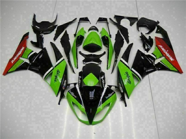 Kawasaki ZX6R 2009-2012 - Verde Negro Rojo Kawasaki ZX6R 2009-2012 - Verde Negro Rojo