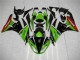 Kawasaki ZX6R 2009-2012 - Verde Negro Rojo Kawasaki ZX6R 2009-2012 - Verde Negro Rojo