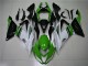 Kawasaki ZX6R 2013-2018 - Verde Blanco Negro Kawasaki ZX6R 2013-2018 - Verde Blanco Negro