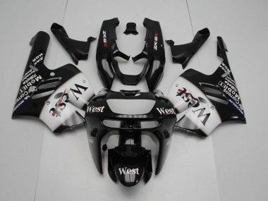 Kawasaki ZX9R 1994-1997 - Negro Blanco West
