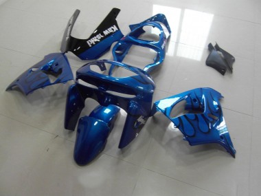 Kawasaki ZX9R 1998-1999 - Azul Negro Llama