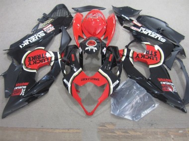 Suzuki GSXR 1000 K5 2005-2006 - Negro Lucky Strike Rojo Motul