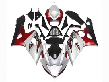 Suzuki GSXR 1000 K5 2005-2006 - Plata Rojo Negro