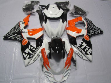 Suzuki GSXR 1000 K9 2009-2016 - Blanco Negro Naranja Brillante Logic
