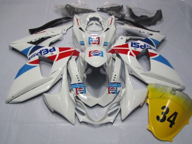 Suzuki GSXR 1000 K9 2009-2016 - Blanco Pepsi 34