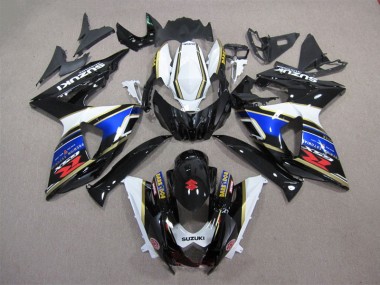 Suzuki GSXR 1000 K9 2009-2016 - Negro Azul Blanco Oscuro Dog