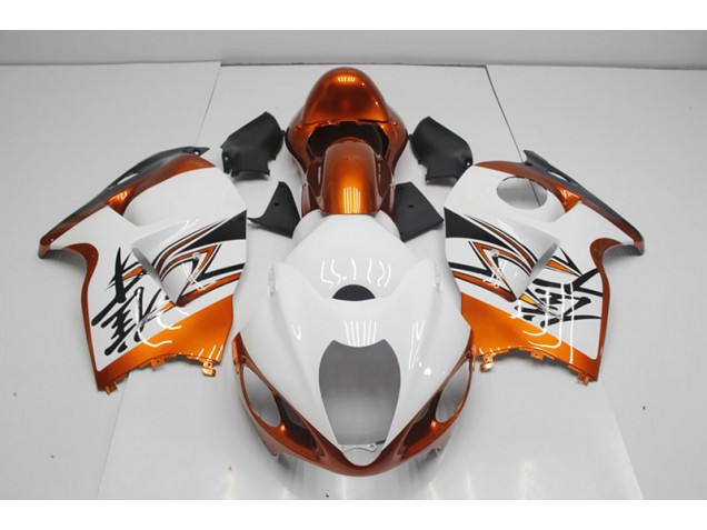 Suzuki GSXR 1300 Hayabusa 1996-2007 - Blanco Naranja Suzuki GSXR 1300 Hayabusa 1996-2007 - Blanco Naranja