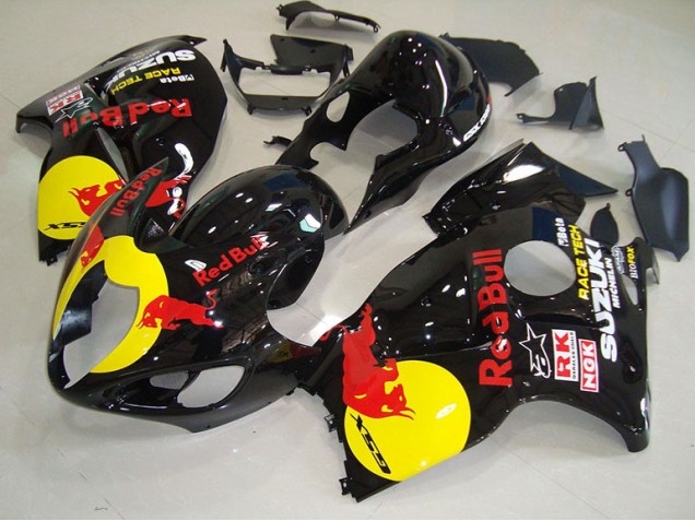 Suzuki GSXR 1300 Hayabusa 1996-2007 - Negro Amarillo Red Bull