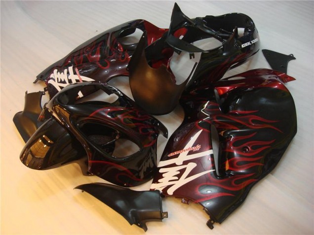 Suzuki GSXR 1300 Hayabusa 1996-2007 - Negro Rojo Llama Suzuki GSXR 1300 Hayabusa 1996-2007 - Negro Rojo Llama