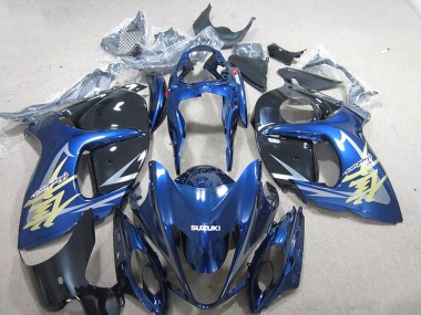 Suzuki GSXR 1300 Hayabusa 2008-2019 - Azul Blanco Oro Calcomanía